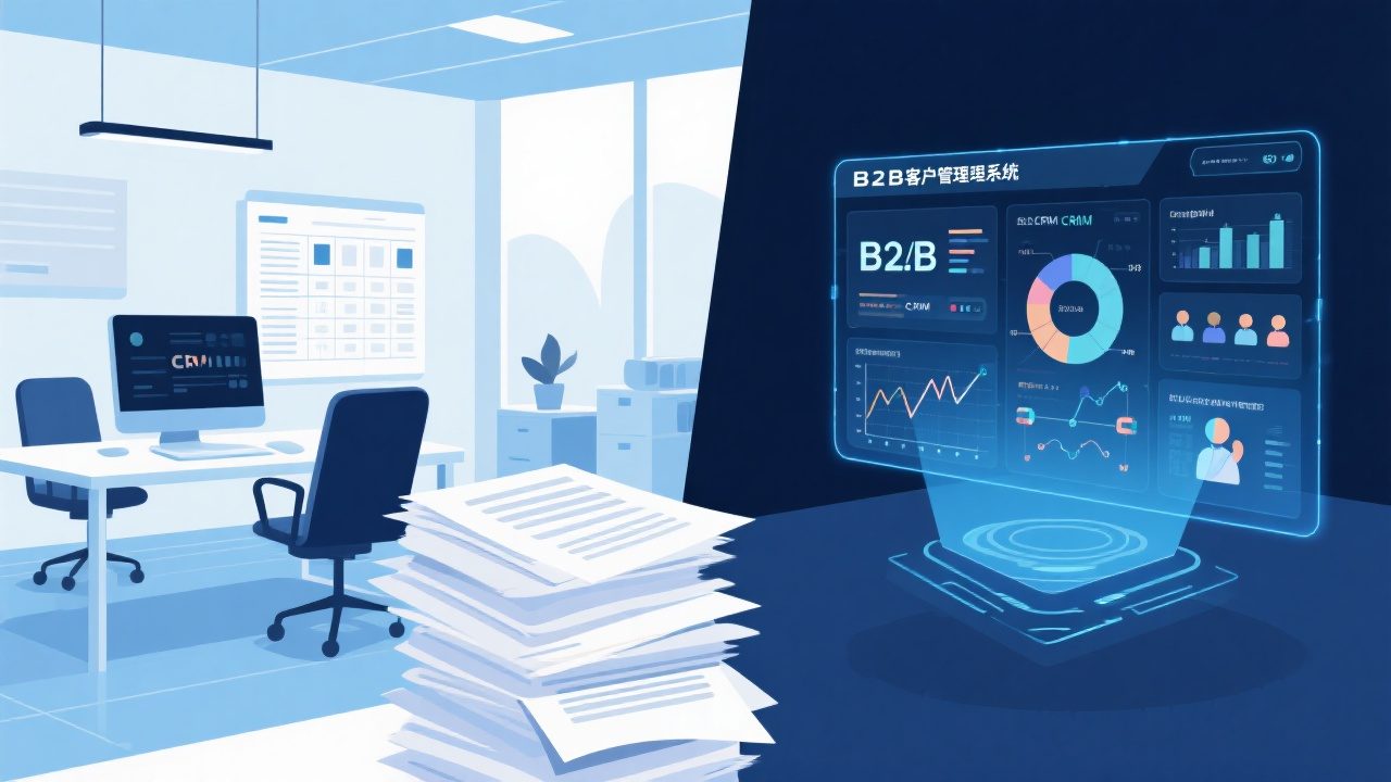 B2B客户管理系统和传统CRM的区别