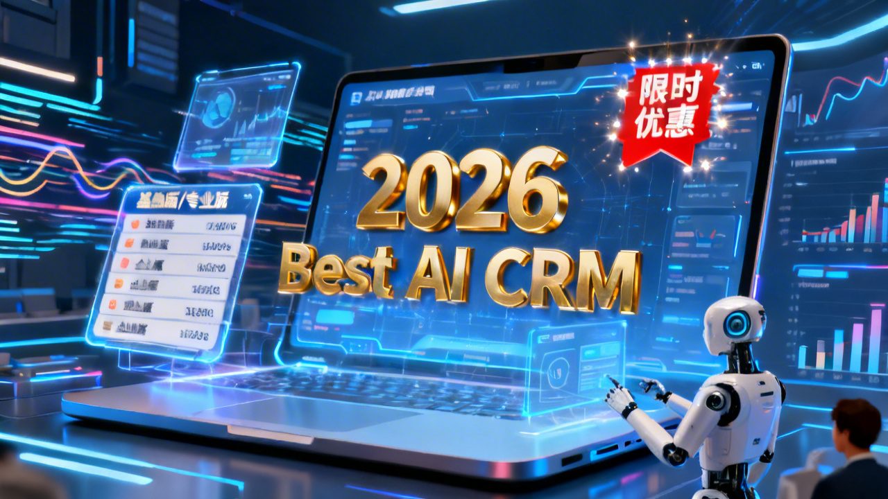 2026年最佳AI智能CRM购买指南：价格/套餐/优惠全解析