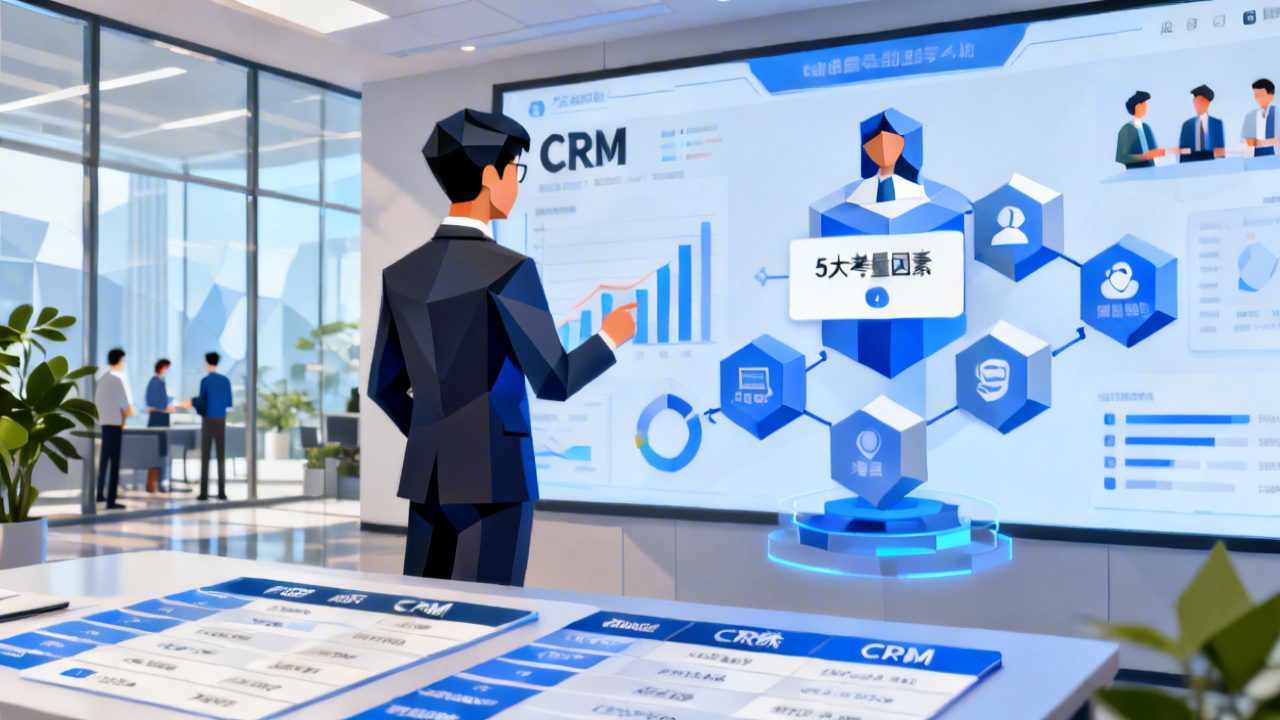 2026年大中企业如何选择CRM系统？5个关键考量因素