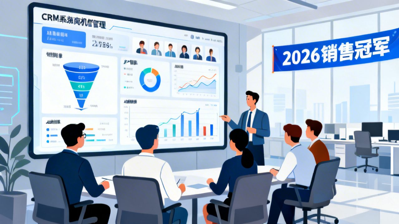 如何通过CRM商机管理模块打造2026年销售冠军团队？