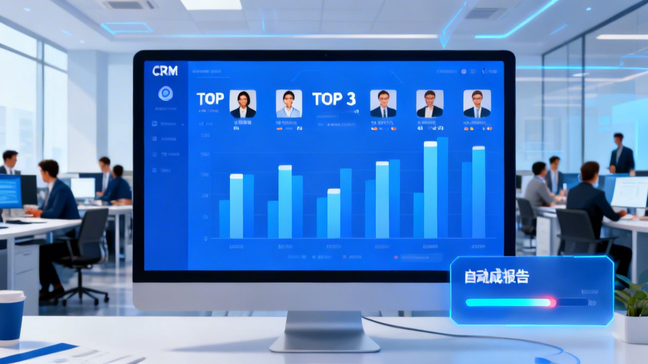 CRM系统销售管理：业绩排名自动生成