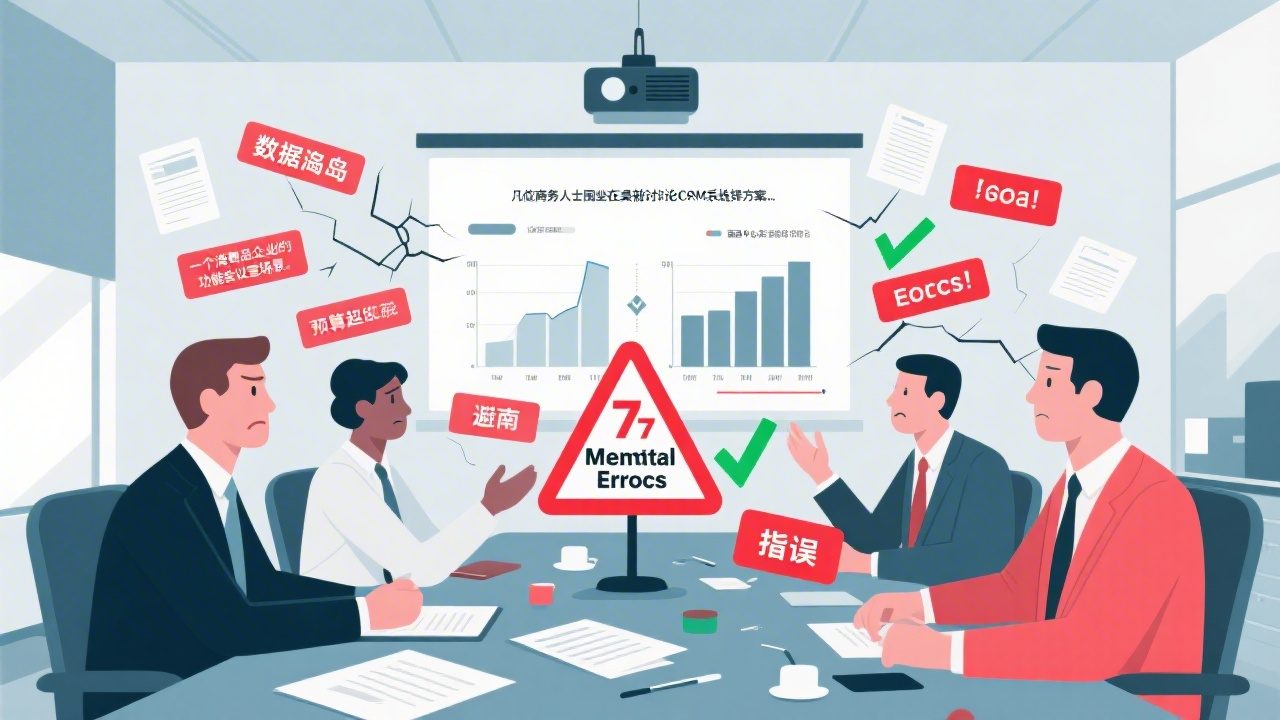 消费品企业选择CRM的7个致命错误（2026避坑指南）