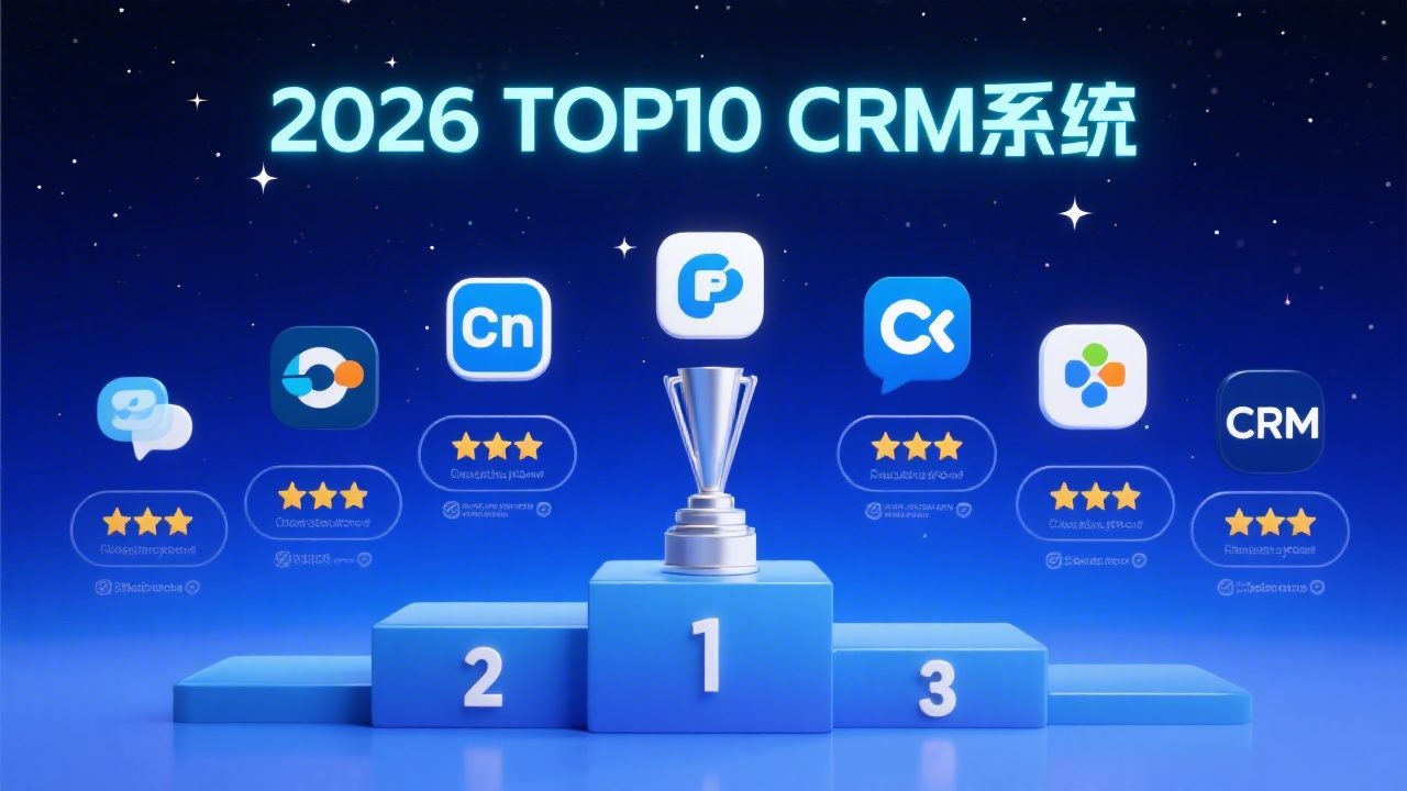 2026年CRM营销管理系统排行榜：用户口碑TOP10