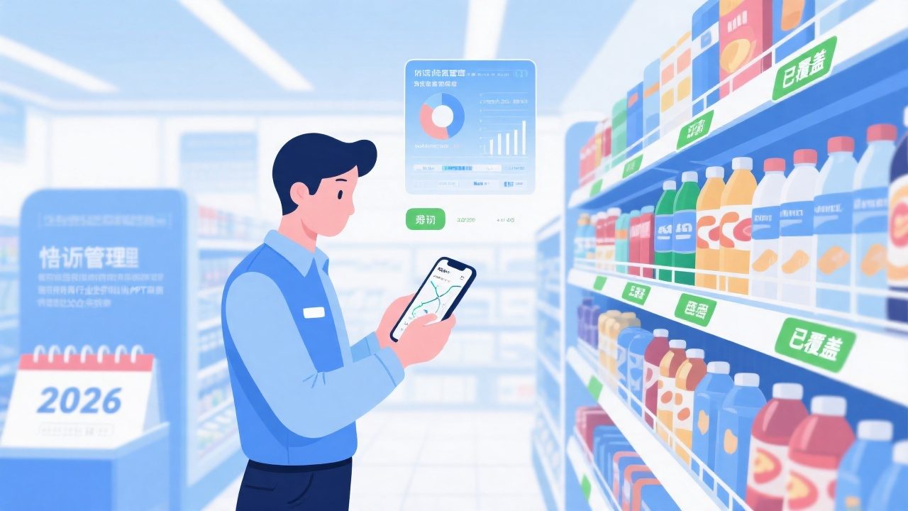 快消业务员实战：如何用拜访管理软件提升2026年终端覆盖率