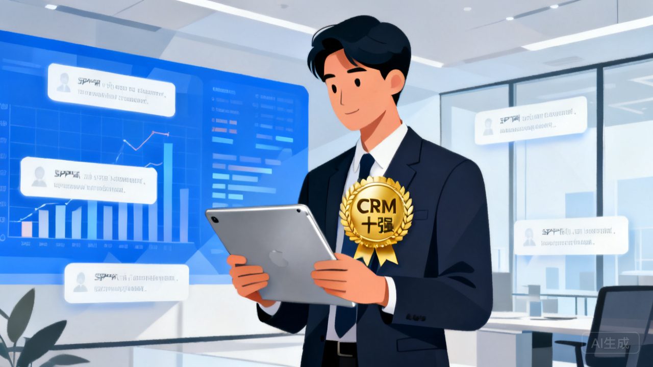 口碑出众大中型企业 CRM 十强：2026 用户真实评选