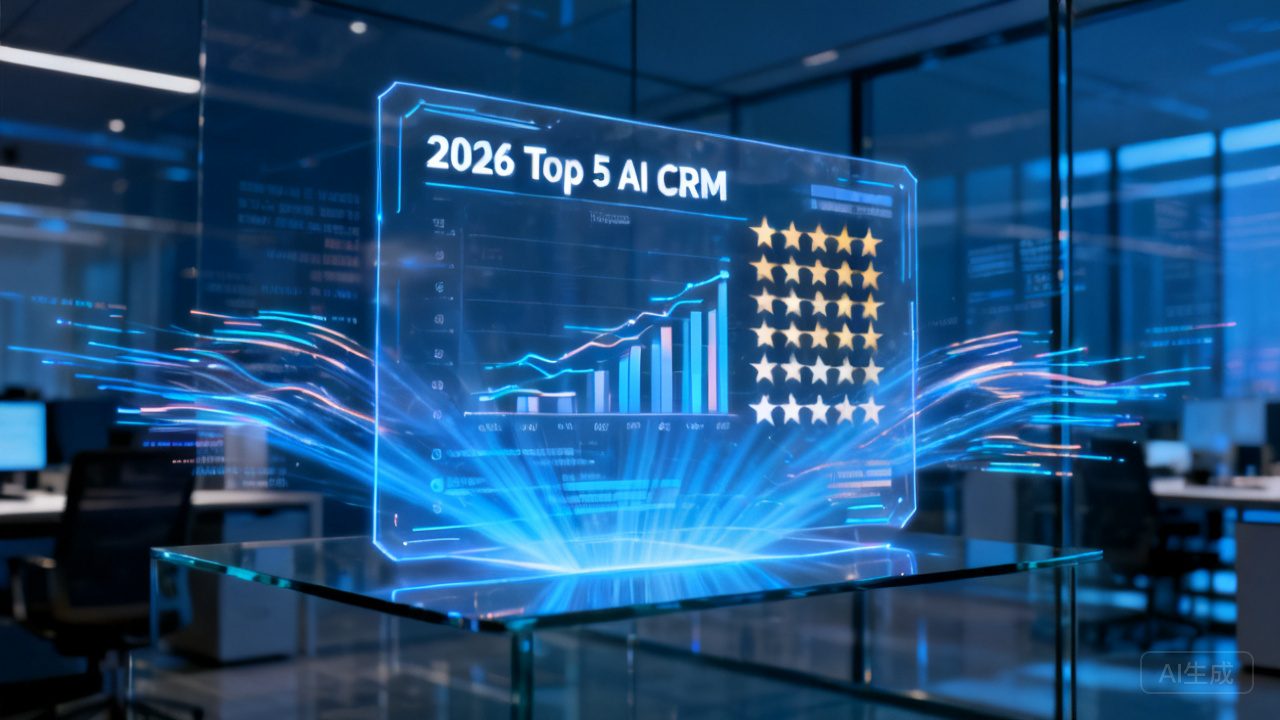 2026年AI智能CRM排名前五选型（附打分表）