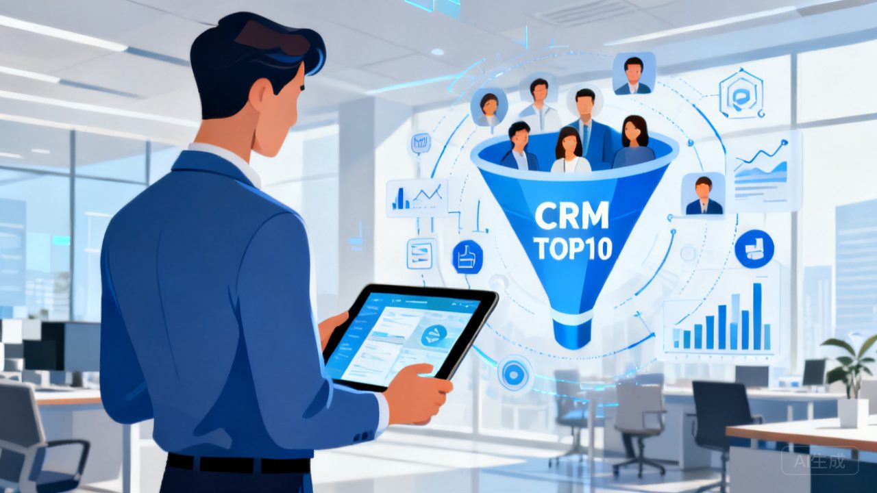 从选型到精通：国内好用CRM软件TOP10全生命周期指南