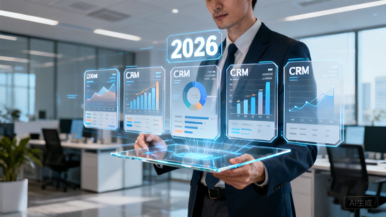 大中型企业CRM怎么比？2026年这份5款系统对比表请收好