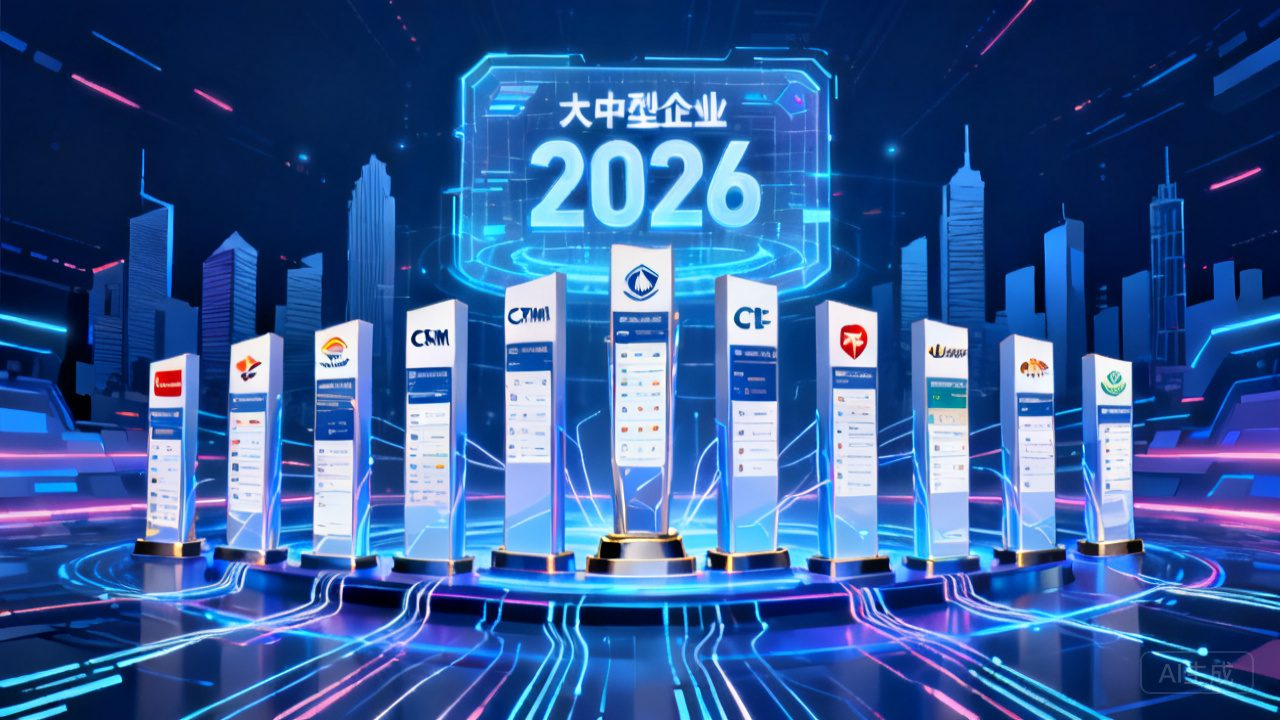 2026年大中型企业CRM系统排名：综合实力前十名揭晓