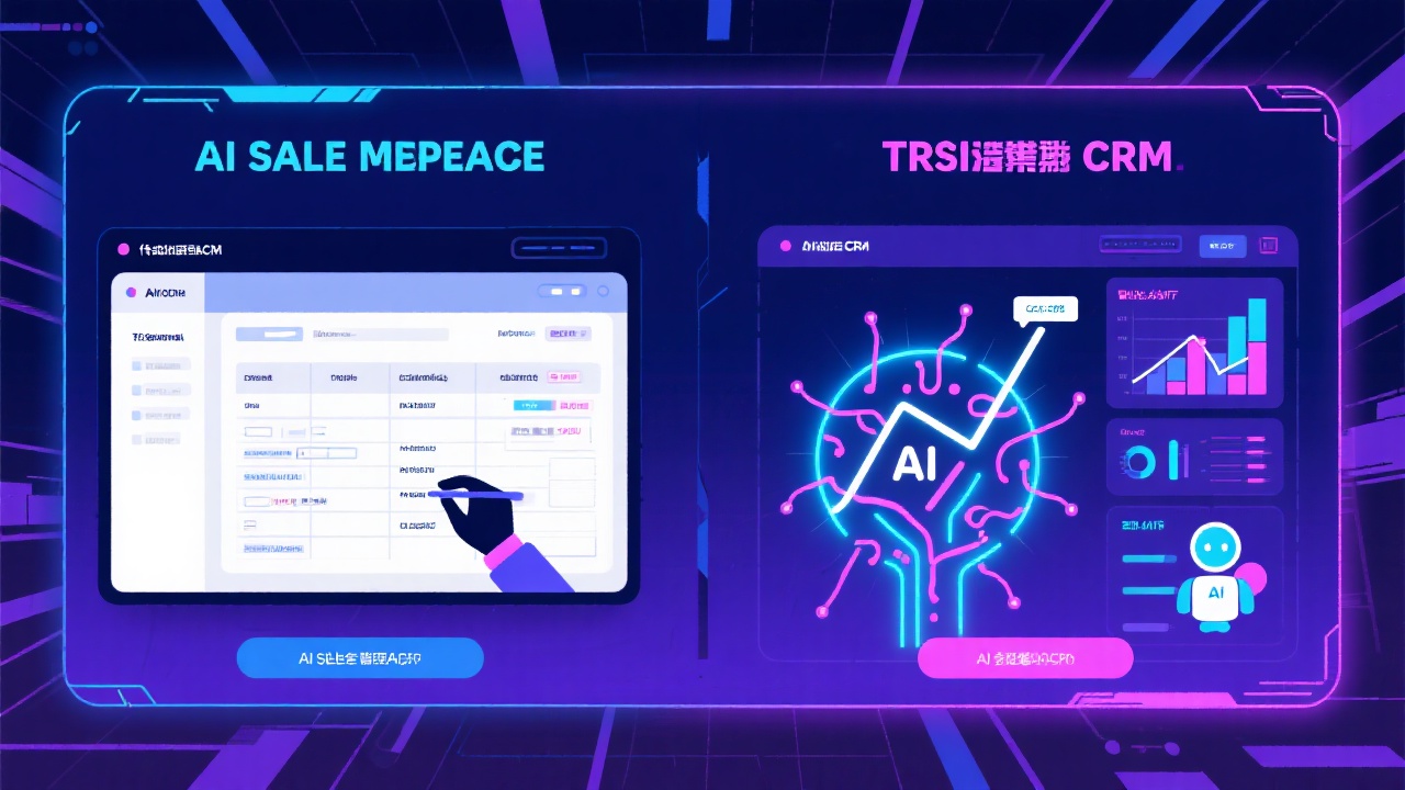 AI销售管理系统与传统CRM的核心区别
