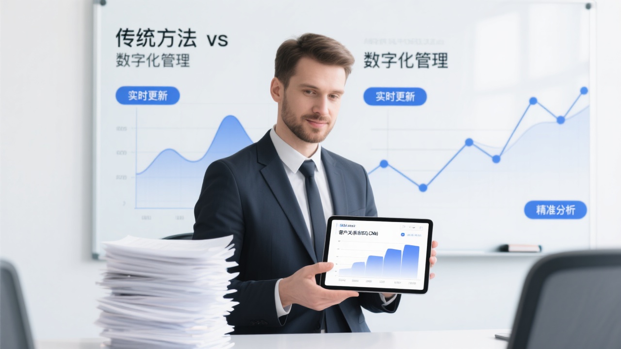 客户跟进管理与传统方法的核心区别